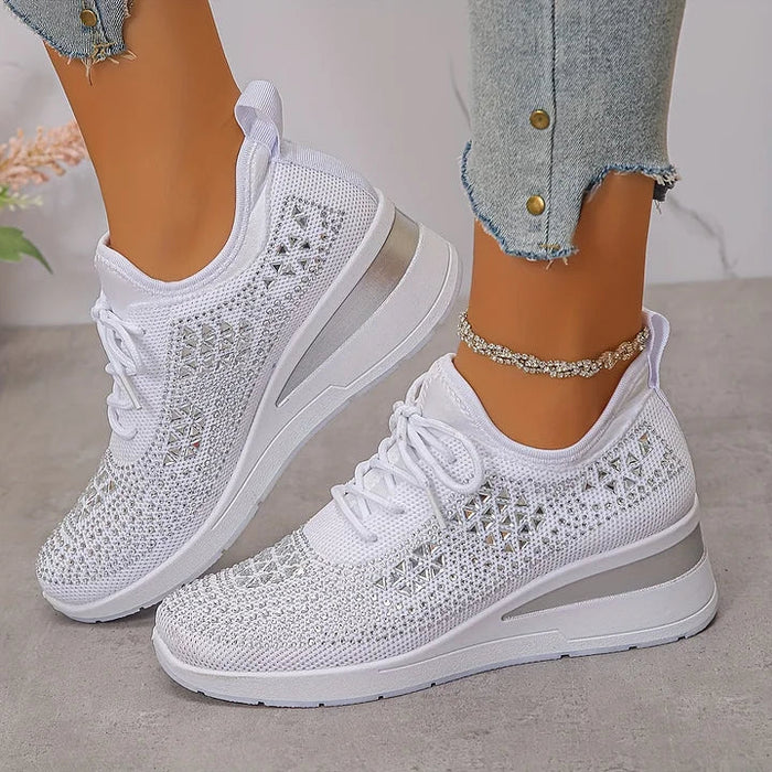 Giselle™ – Orthopädische Sneaker mit funkelnden Strasssteinen
