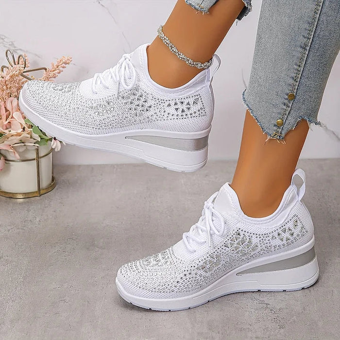 Giselle™ – Orthopädische Sneaker mit funkelnden Strasssteinen