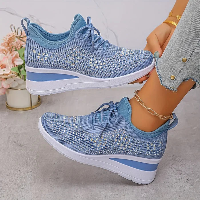 Giselle™ – Orthopädische Sneaker mit funkelnden Strasssteinen