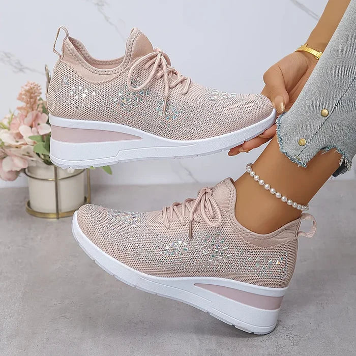 Giselle™ – Orthopädische Sneaker mit funkelnden Strasssteinen