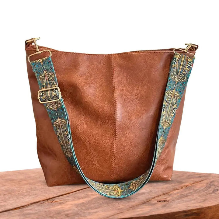 MONIKA'S™ - Schultertasche mit Verzierung