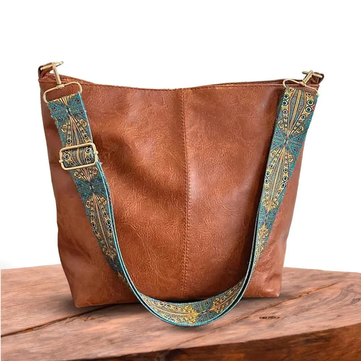 MONIKA'S™ - Schultertasche mit Verzierung