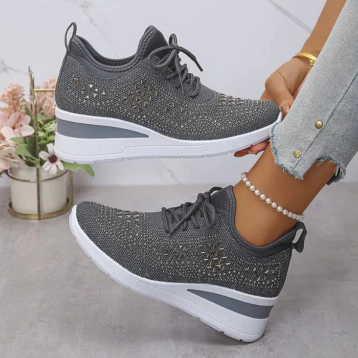 Giselle™ – Orthopädische Sneaker mit funkelnden Strasssteinen