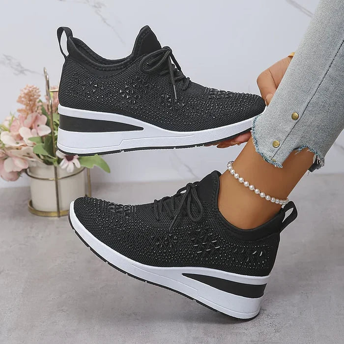 Giselle™ – Orthopädische Sneaker mit funkelnden Strasssteinen