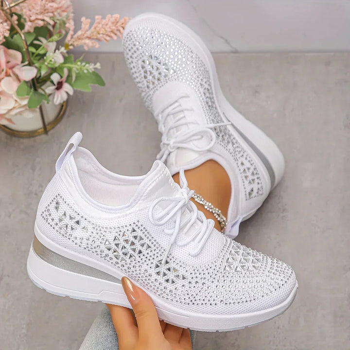 Giselle™ – Orthopädische Sneaker mit funkelnden Strasssteinen