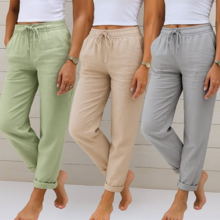 Francesca™ - Leinen-Stretchhose für stilvollen Komfort