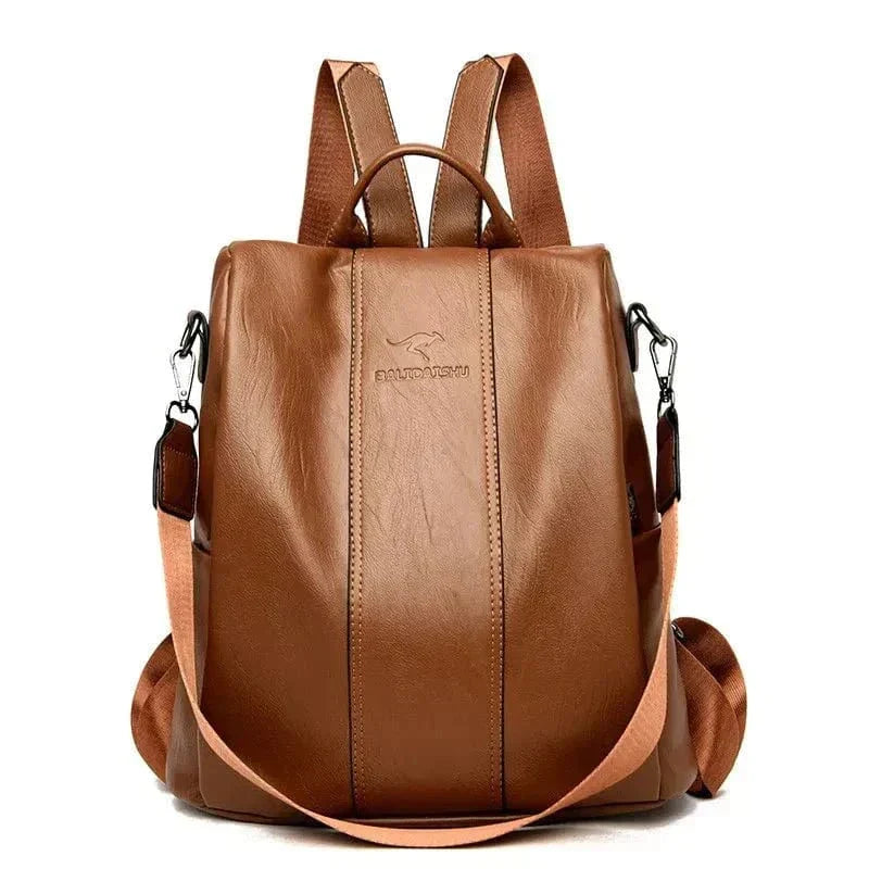 Sarah™ - Robuster und sicherer Rucksack aus PU-Leder