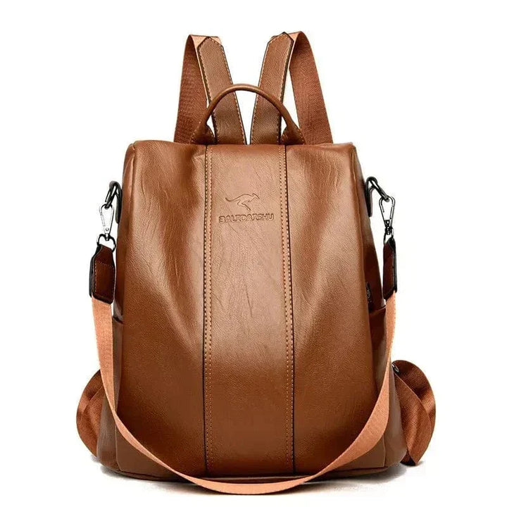 Sarah™ - Robuster und sicherer Rucksack aus PU-Leder