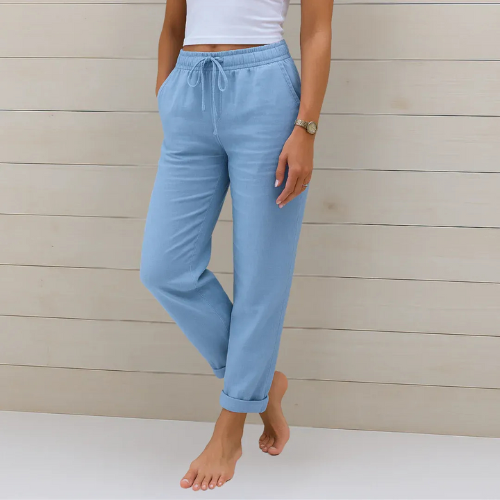 Francesca™ - Leinen-Stretchhose für stilvollen Komfort
