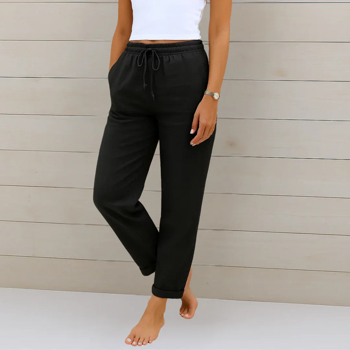 Francesca™ - Leinen-Stretchhose für stilvollen Komfort