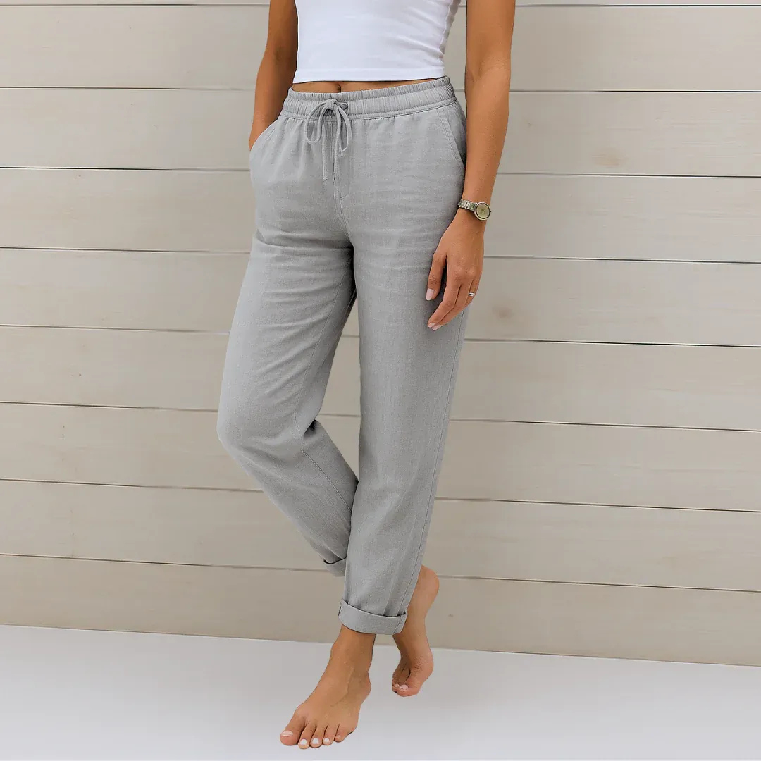 Francesca™ - Leinen-Stretchhose für stilvollen Komfort