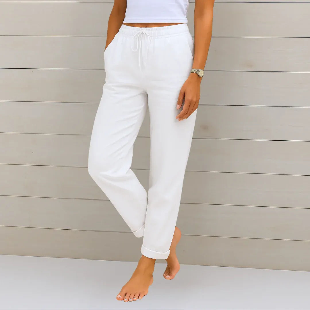 Francesca™ - Leinen-Stretchhose für stilvollen Komfort