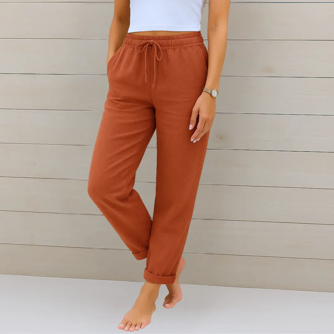 Francesca™ - Leinen-Stretchhose für stilvollen Komfort