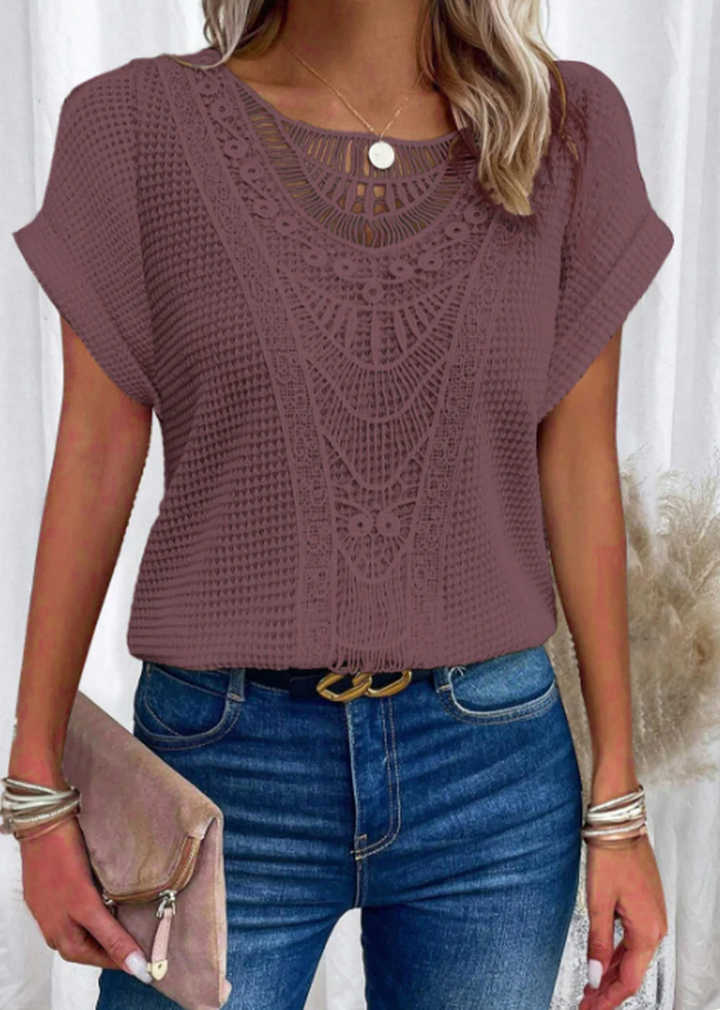 Karin™ - Stilvolle Ibiza-inspirierte elegante Bluse