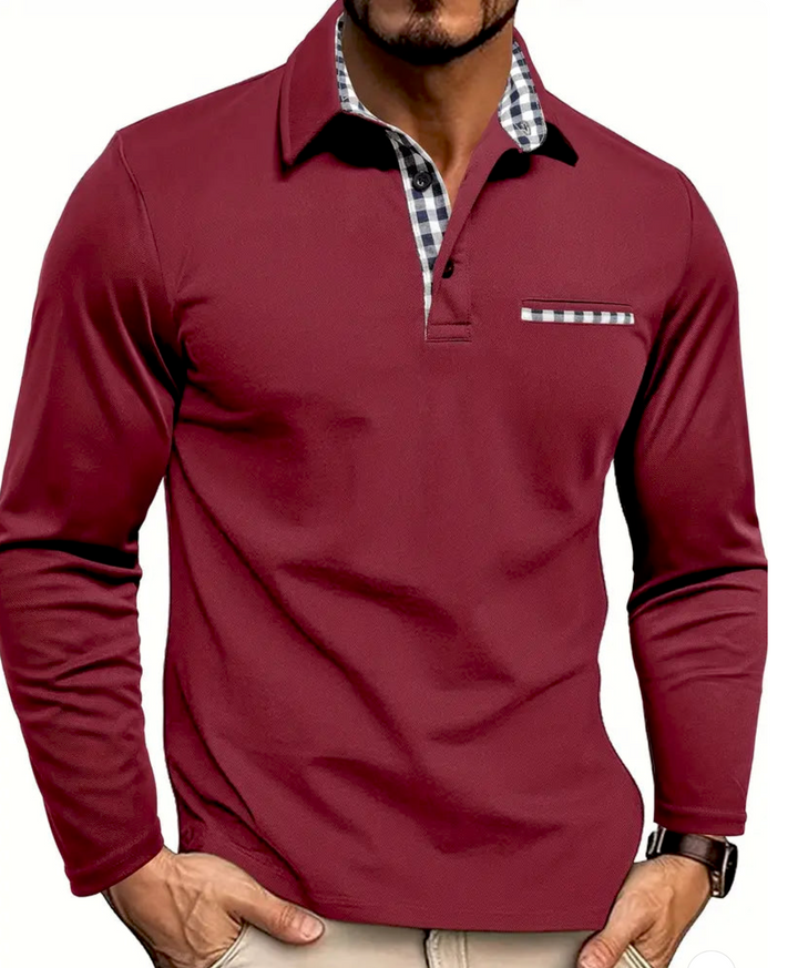 Jason™ - Polo-Langarmshirt