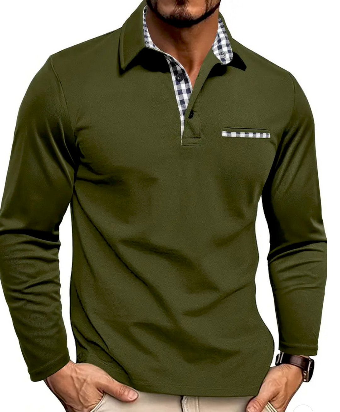 Jason™ - Polo-Langarmshirt