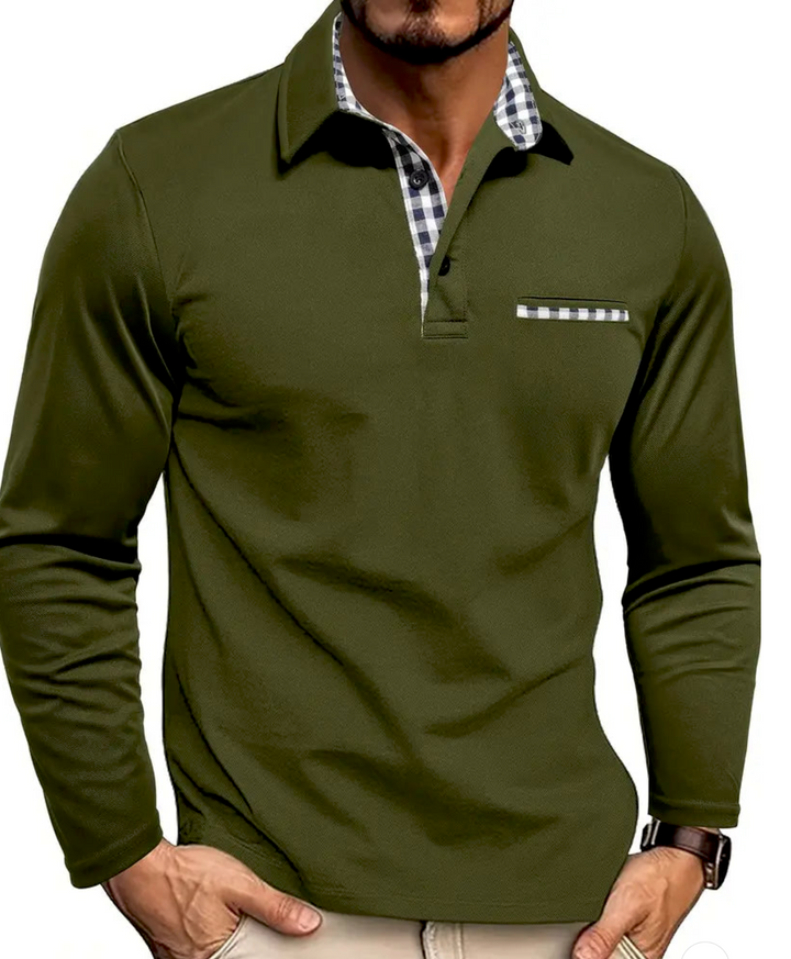 Jason™ - Polo-Langarmshirt
