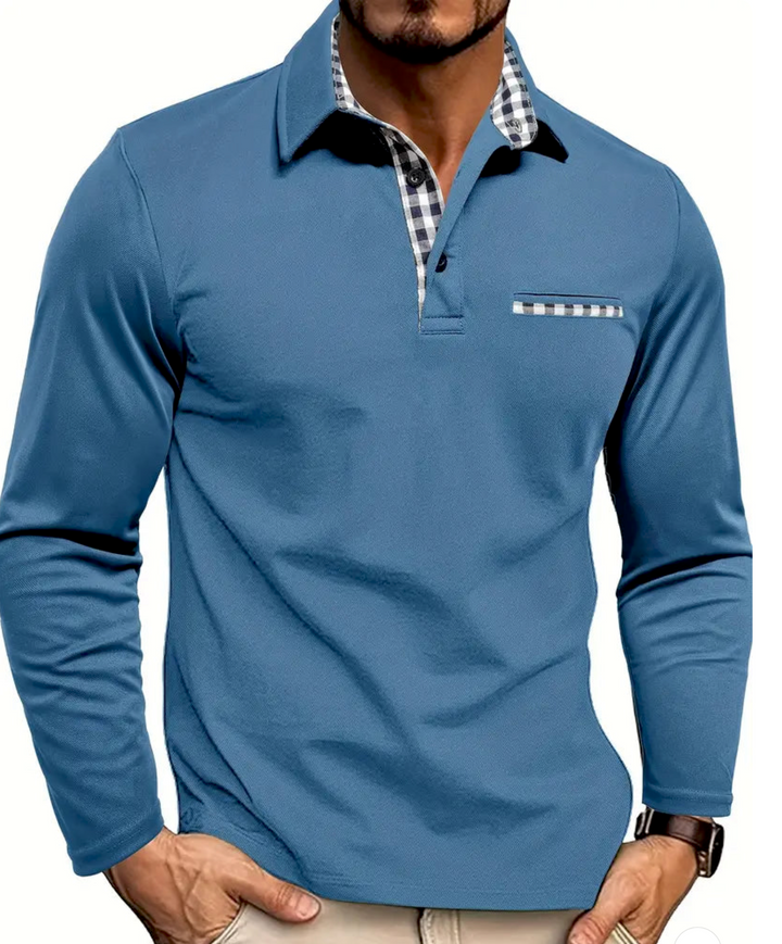 Jason™ - Polo-Langarmshirt