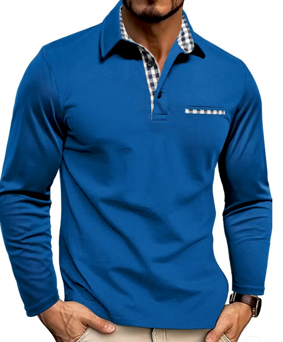 Jason™ - Polo-Langarmshirt