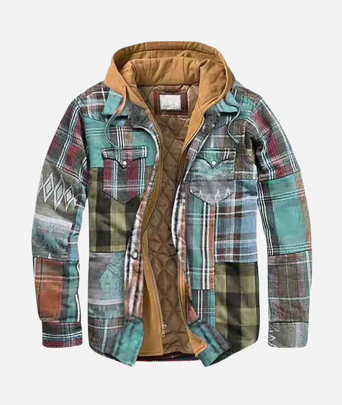 Alain™ - Patchwork-Karojacke