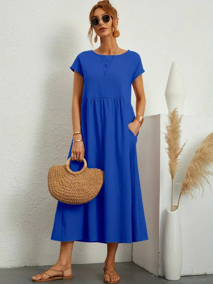 Anja™ - Elegantes, gemütliches Kleid mit praktischen Taschen