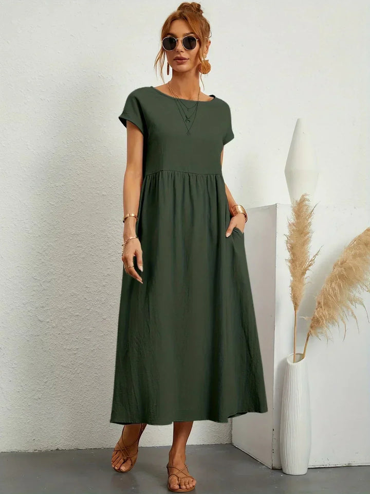 Anja™ - Elegantes, gemütliches Kleid mit praktischen Taschen