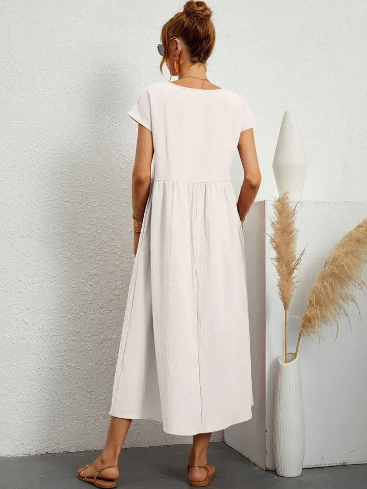 Anja™ - Elegantes, gemütliches Kleid mit praktischen Taschen