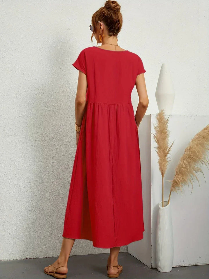 Anja™ - Elegantes, gemütliches Kleid mit praktischen Taschen