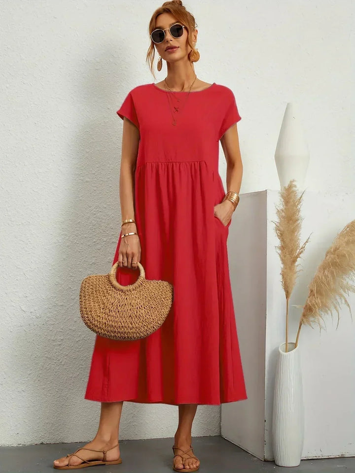 Anja™ - Elegantes, gemütliches Kleid mit praktischen Taschen