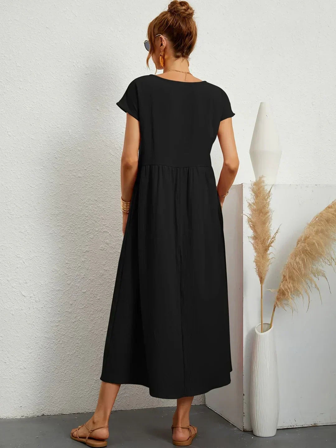 Anja™ - Elegantes, gemütliches Kleid mit praktischen Taschen