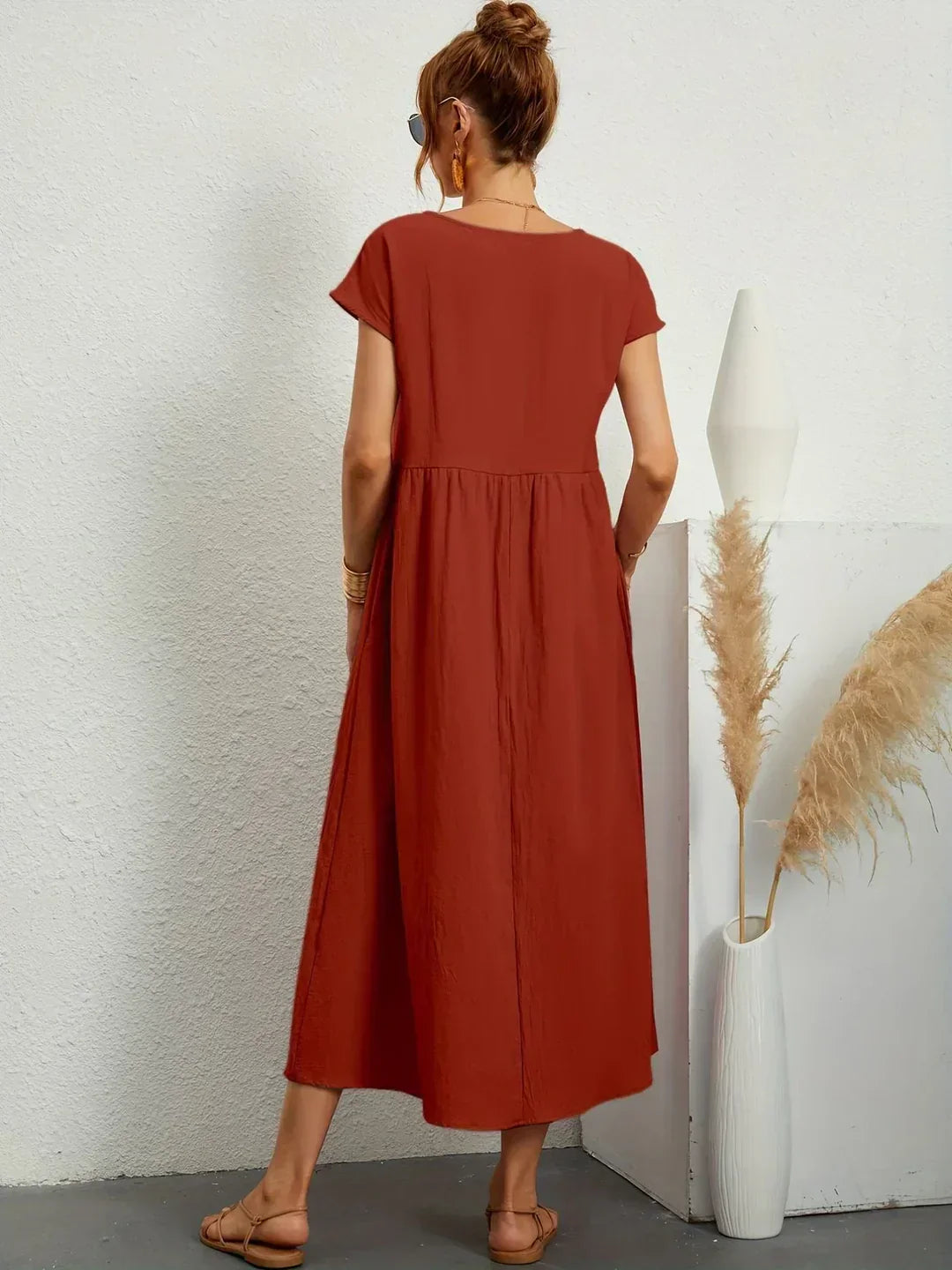 Anja™ - Elegantes, gemütliches Kleid mit praktischen Taschen