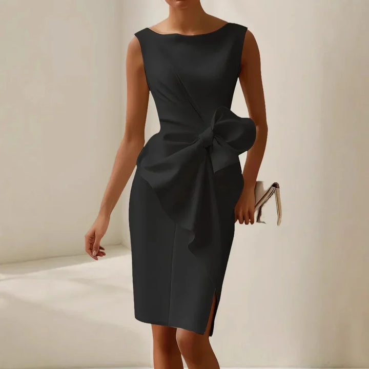 Athena™ – Stilvolles elegantes Kleid mit bezauberndem Schleifenband