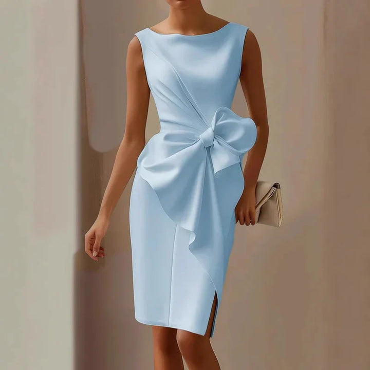 Athena™ – Stilvolles elegantes Kleid mit bezauberndem Schleifenband