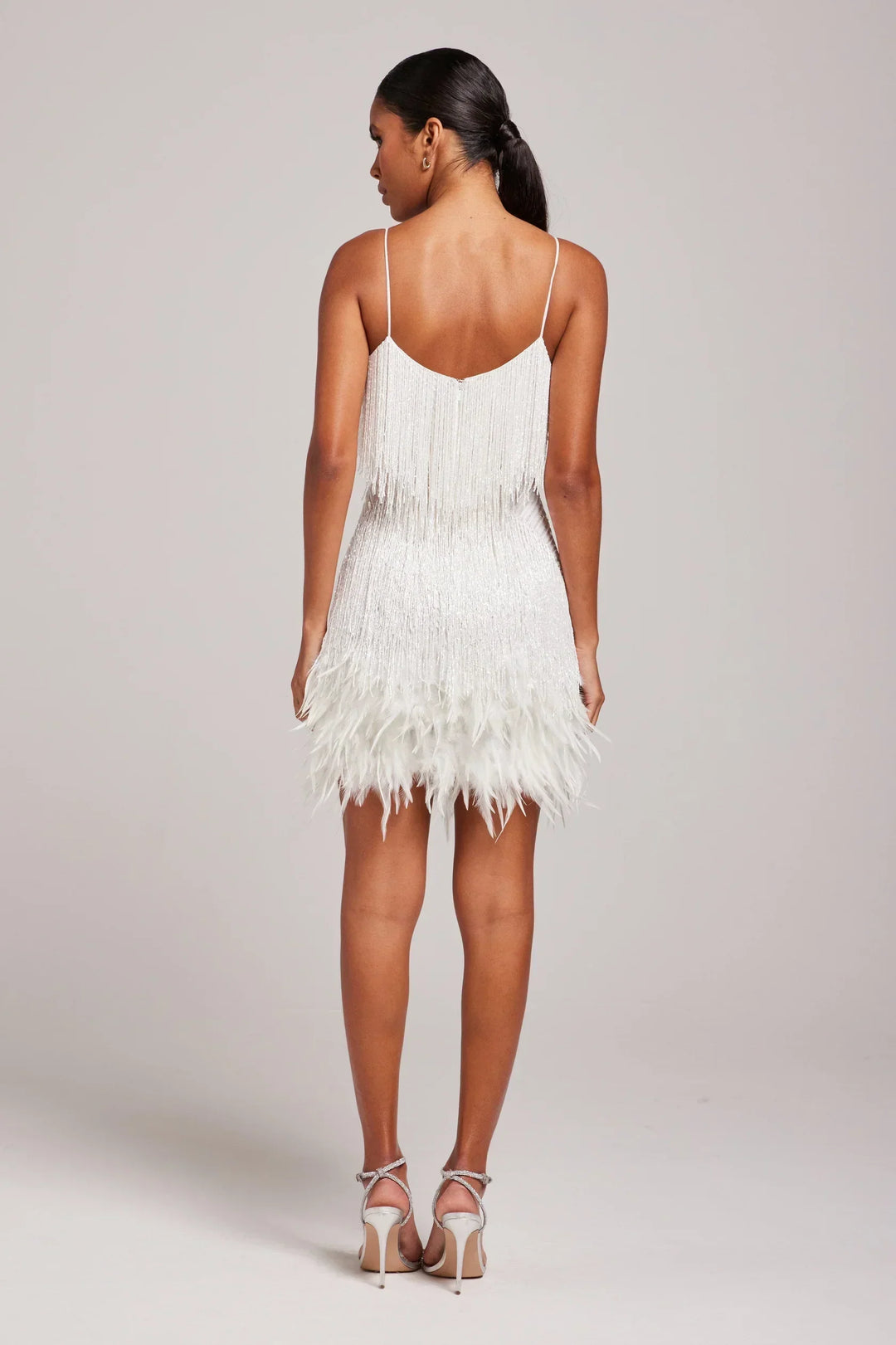 Brielle™ – Elegantes Feder-Mini-Kleid