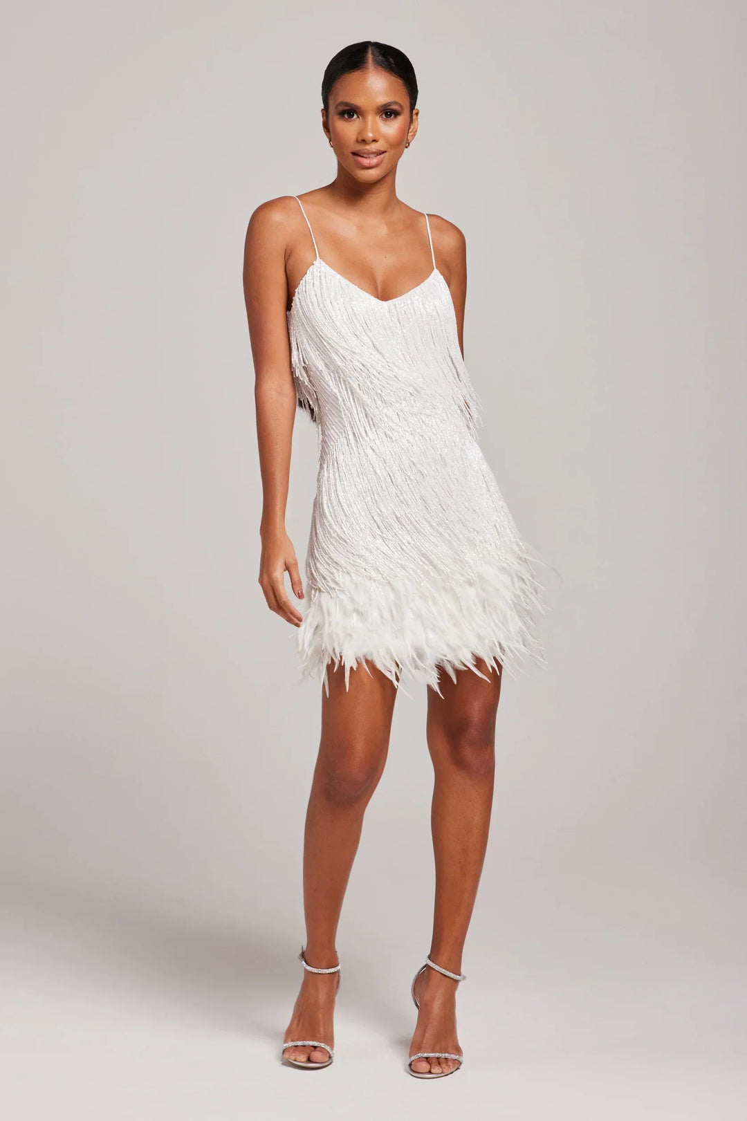 Brielle™ – Elegantes Feder-Mini-Kleid