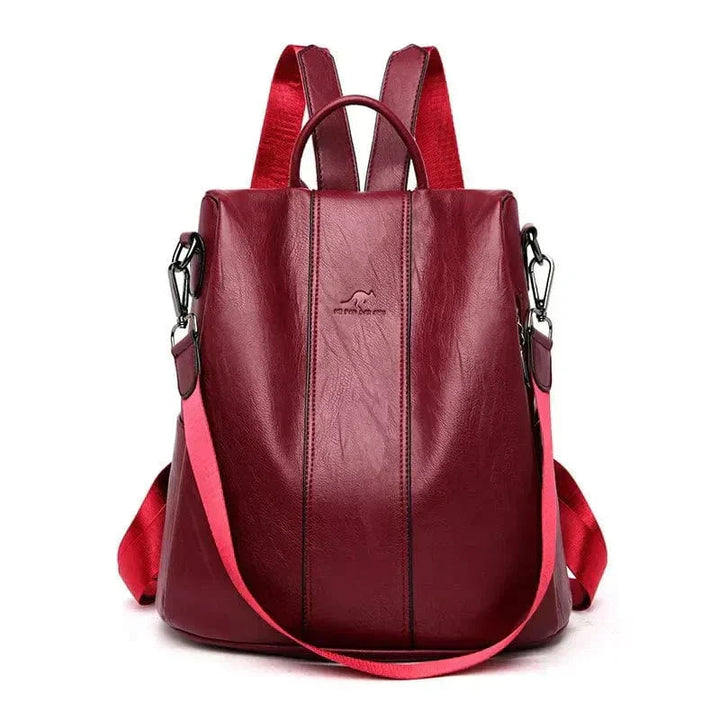 Sarah™ - Robuster und sicherer Rucksack aus PU-Leder