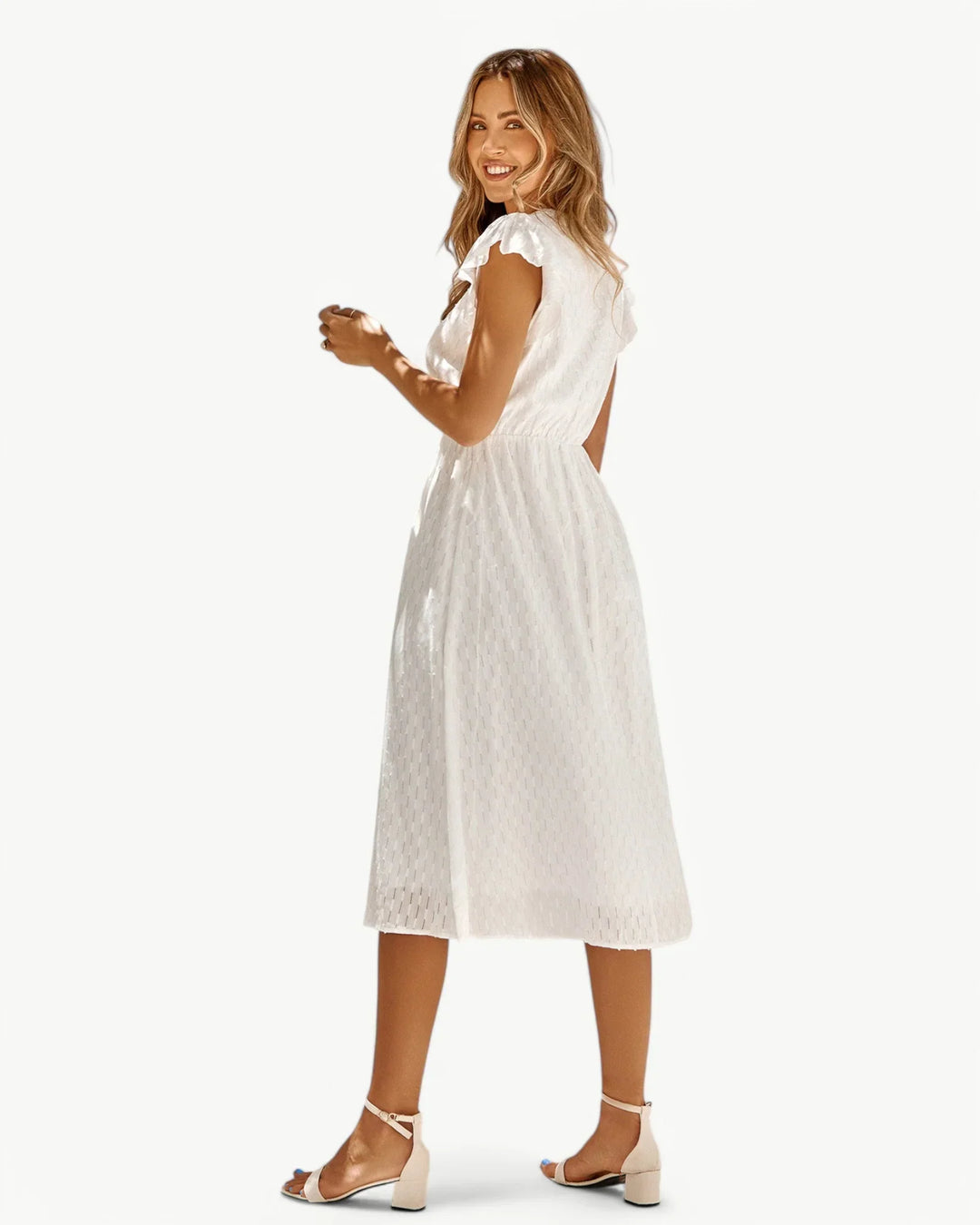 Caitlin™ – Elegantes V-Ausschnitt Kleid