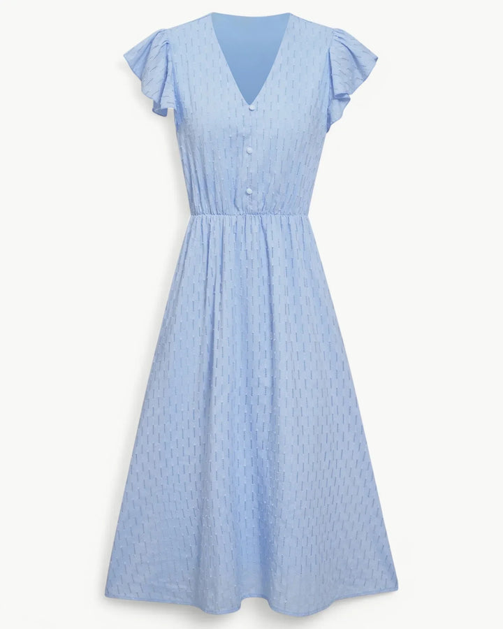 Caitlin™ – Elegantes V-Ausschnitt Kleid