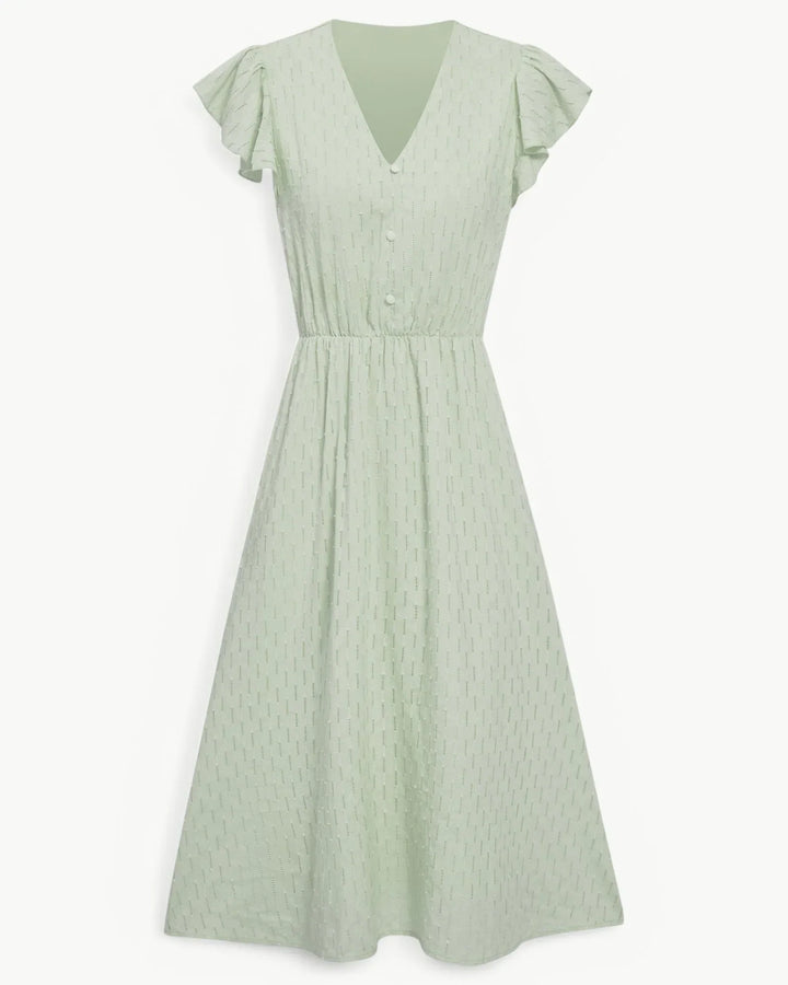 Caitlin™ – Elegantes V-Ausschnitt Kleid