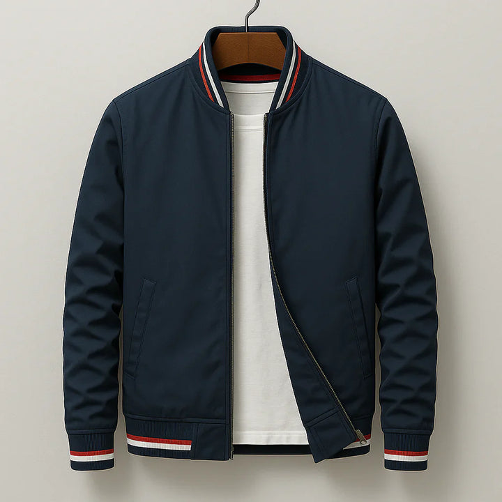 Chad™ - Stilvolle gestreifte Bomberjacke