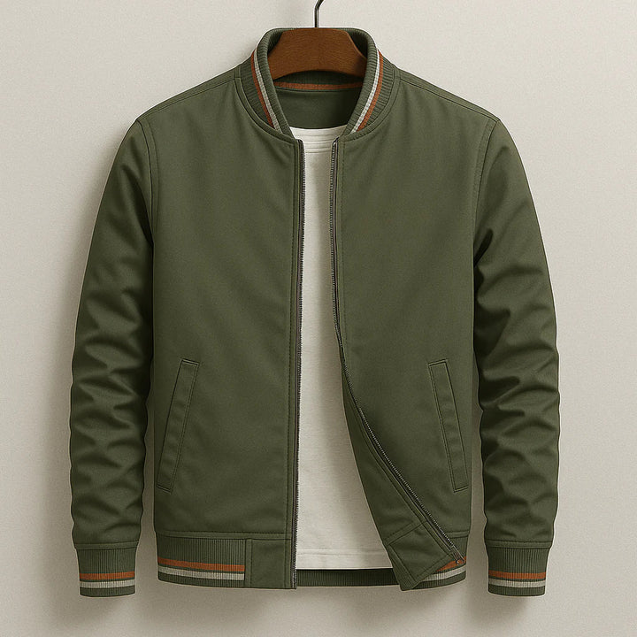 Chad™ - Stilvolle gestreifte Bomberjacke