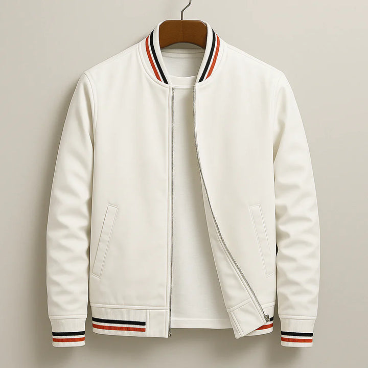 Chad™ - Stilvolle gestreifte Bomberjacke