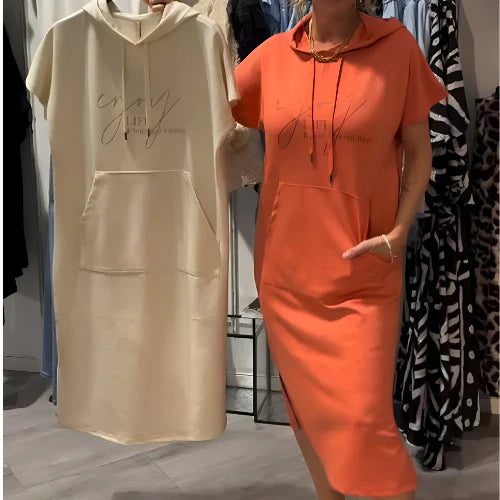 Saskia™ - Lässiges Hoodie-Kleid