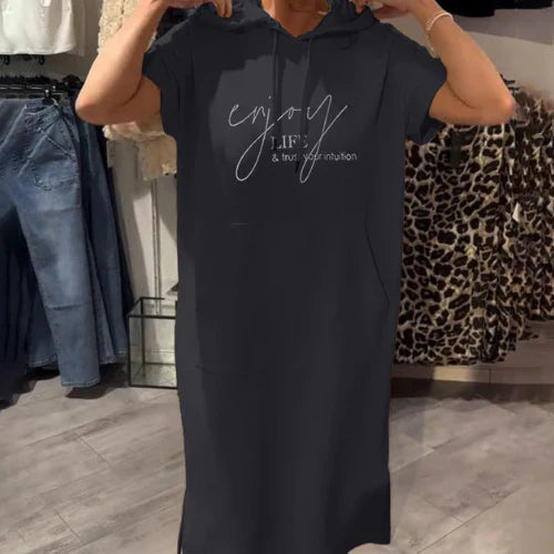 Saskia™ - Lässiges Hoodie-Kleid