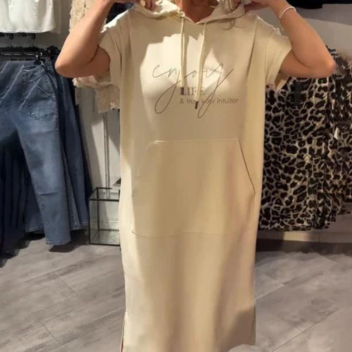 Saskia™ - Lässiges Hoodie-Kleid