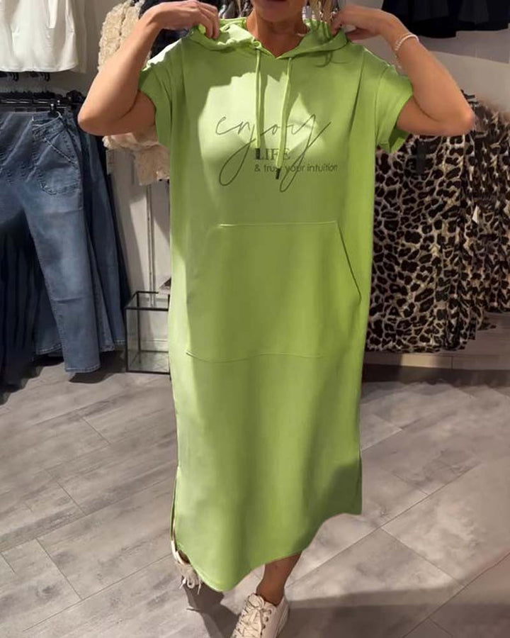 Saskia™ - Lässiges Hoodie-Kleid