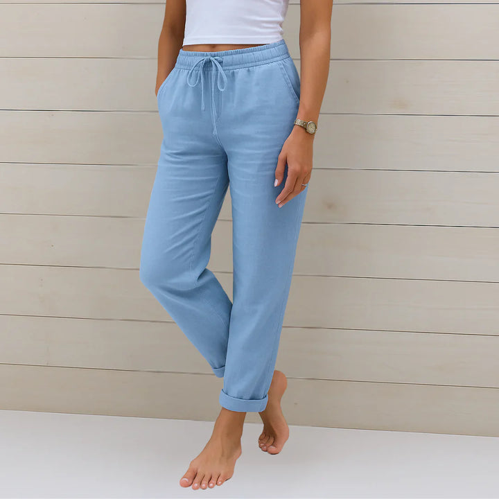 Francesca™ - Leinen-Stretchhose für stilvollen Komfort