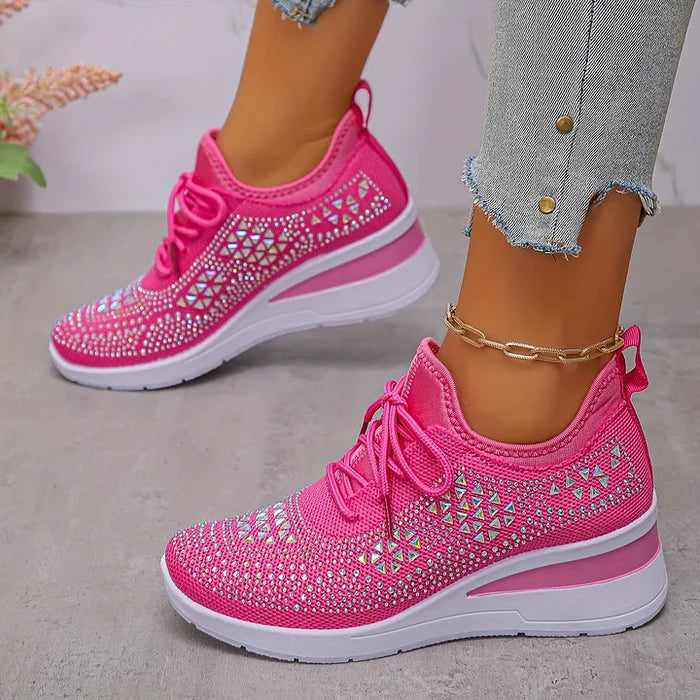 Giselle™ – Orthopädische Sneaker mit funkelnden Strasssteinen