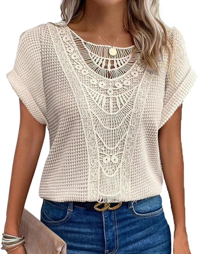 Karin™ - Stilvolle Ibiza-inspirierte elegante Bluse