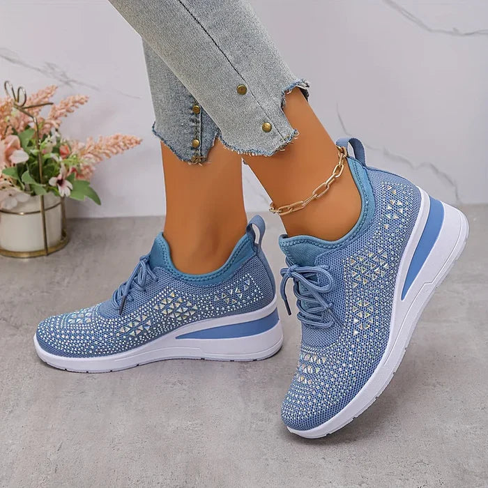 Giselle™ – Orthopädische Sneaker mit funkelnden Strasssteinen